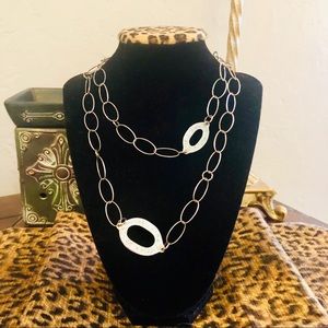 Silpada Sterling Silver Oval Link Necklace